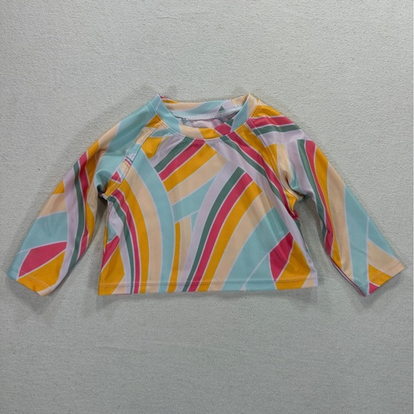 wonder nation Other - Wonder Nation Baby Multicolor Geometric Swim Rash Guard. Sz 3-6M